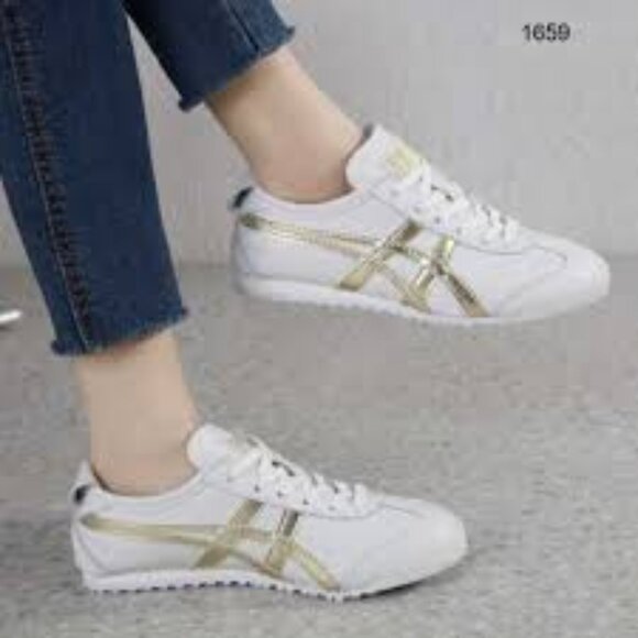 ASICS x Onitsuka Tiger Mexico 66™ "White/Gold" Sneakers - Brand New - Picture 7 of 16